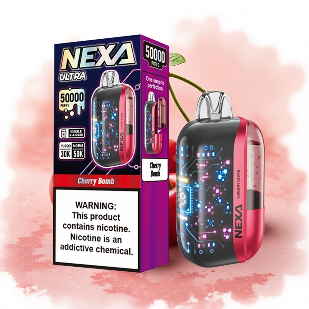 NEXA Ultra 50000 Puffs 20ml Kirsebær Bomp
