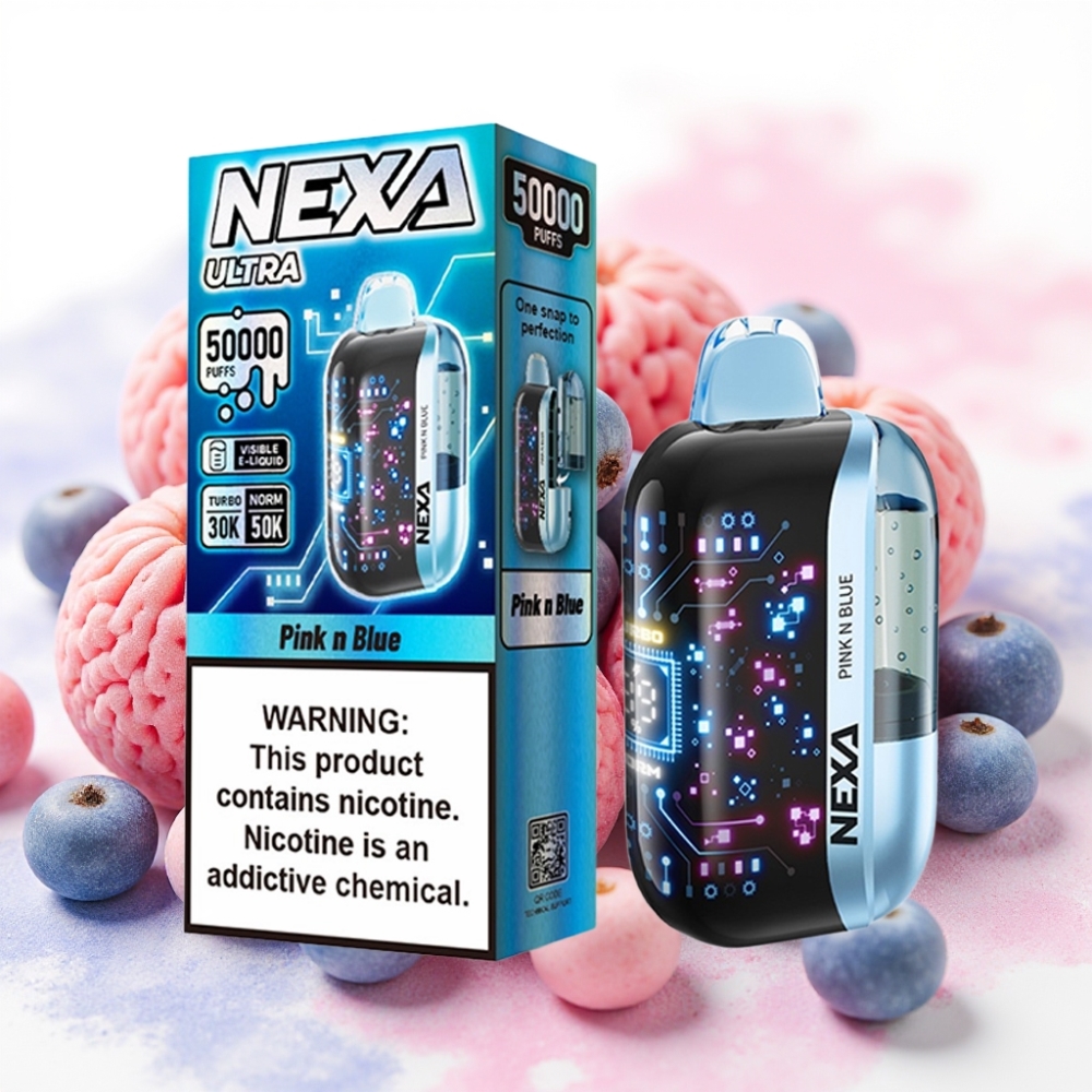 NEXA Ultra 50000 Puffs 20ml Rosa og Blå