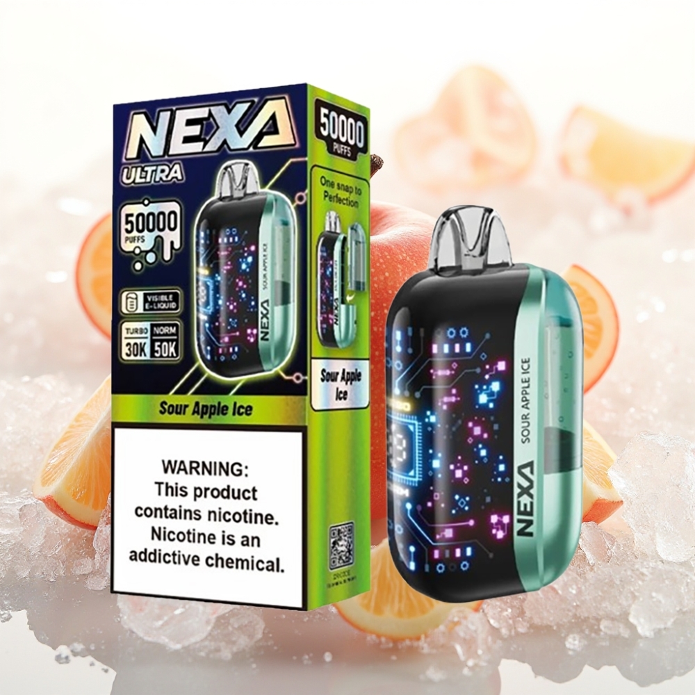 NEXA Ultra 50000 Puffs 20ml Sur Eple Is
