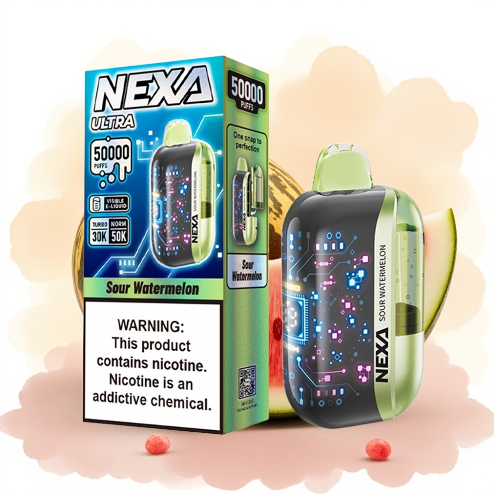 NEXA Ultra 50000 Puffs 20ml Sur Sitronmelon