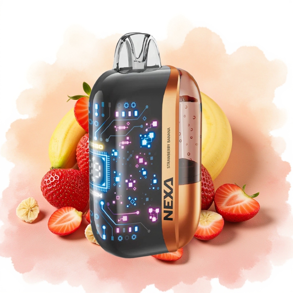 NEXA Ultra 50K 50000 Puffs 5% Nikotin Jordbær Banan