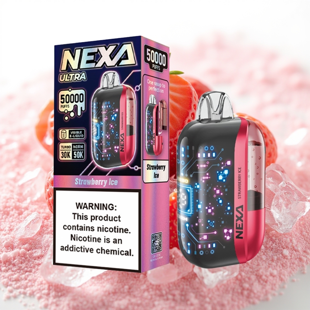 NEXA Ultra 50K 50000 Puffs Jordbær Is 20ml