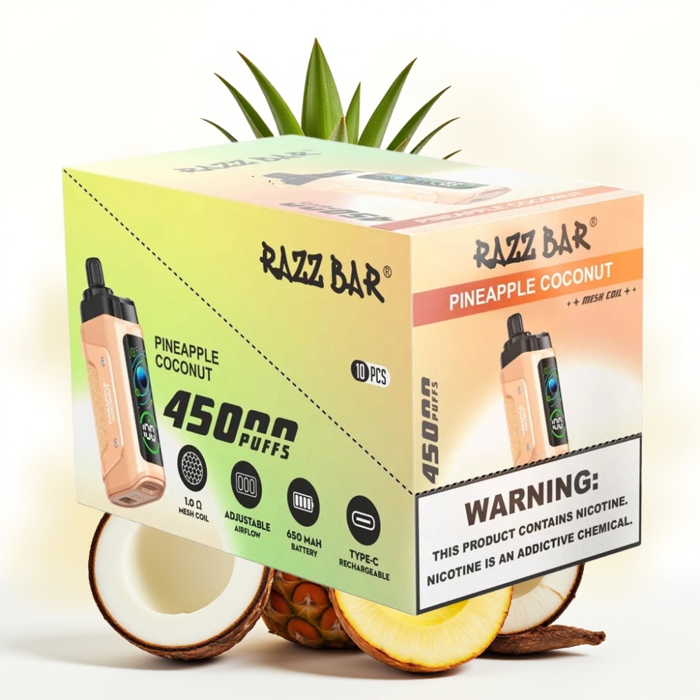 Razz Bar 45000 Puffs 20 mg/ml Ananas Kokos