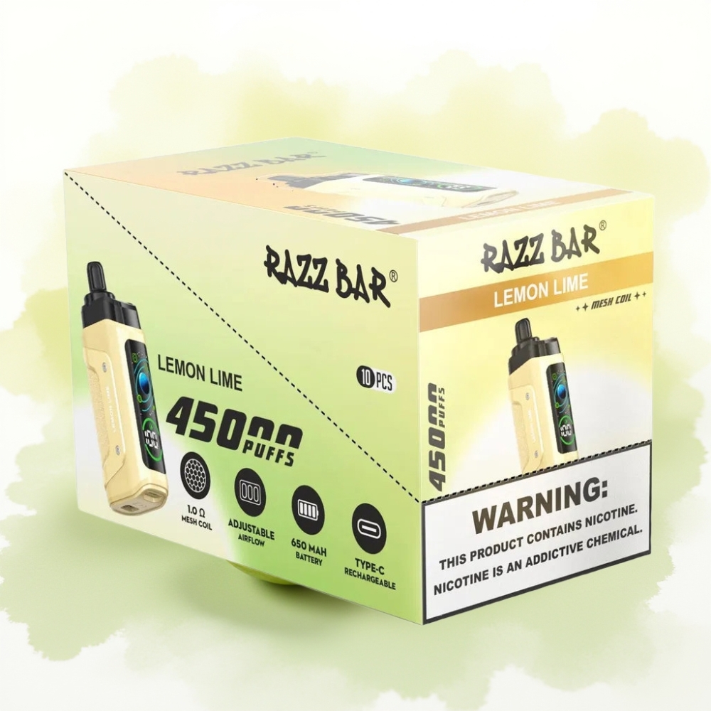 Razz Bar 45000 Puffs 20 mg/ml Sitron Lime Disposable Vape