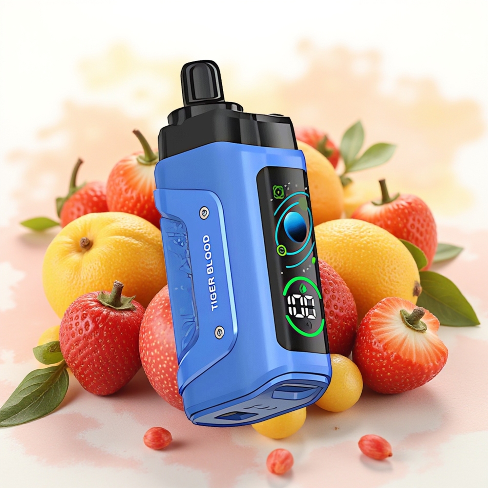 Razz Bar 45000 Puffs Tigerblod Justerbar Luftstrøm