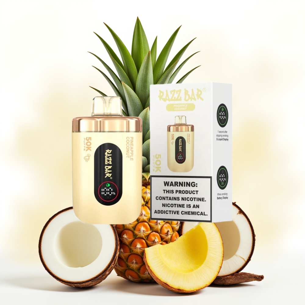 Razz Bar 50K Puffs 1.0 Ohm Ananas Kokos
