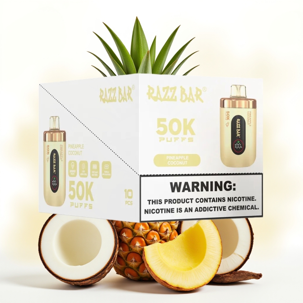 Razz Bar 50K Puffs 1.0 Ohm Ananas Kokos