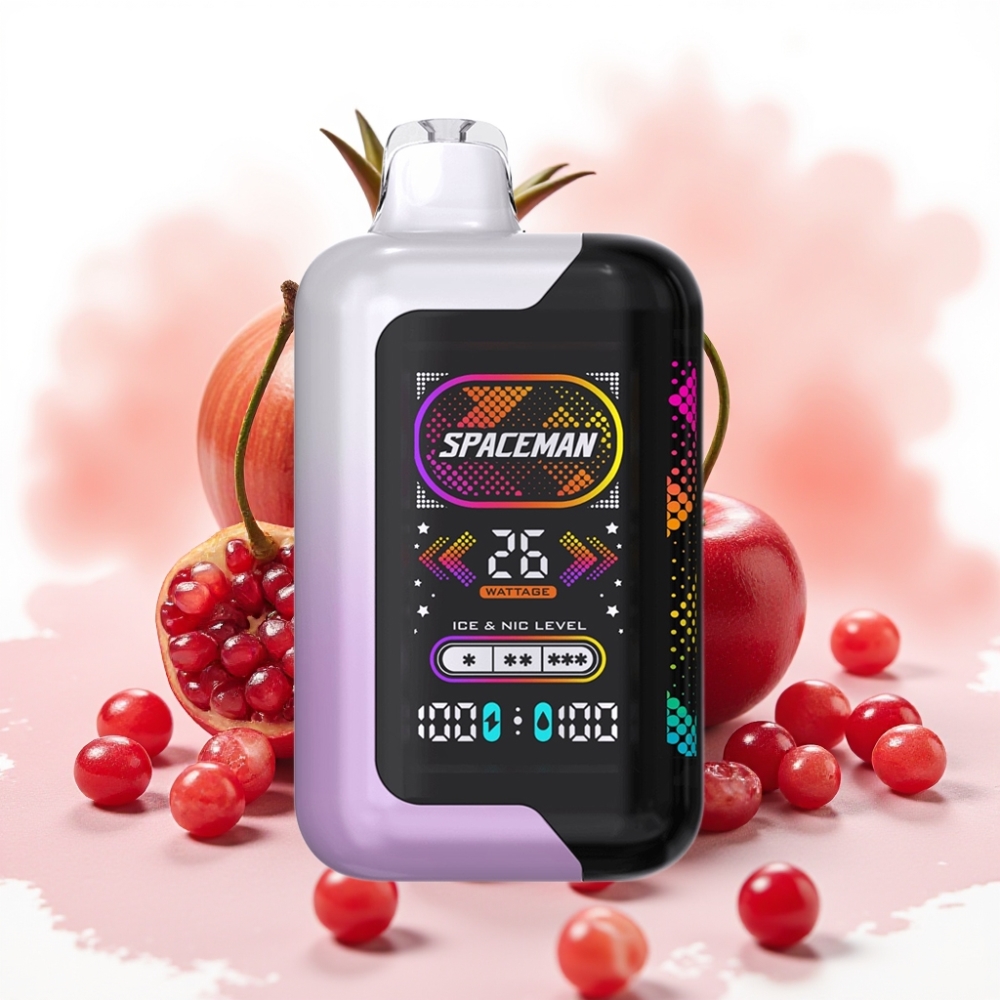 SMOK Spaceman SP40000 0% Nikotin 20ml Kirsebær Granateple