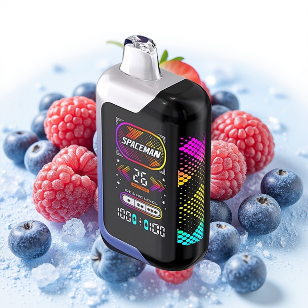 SMOK Spaceman SP40000 0% Nikotin Blå Bringebær Is