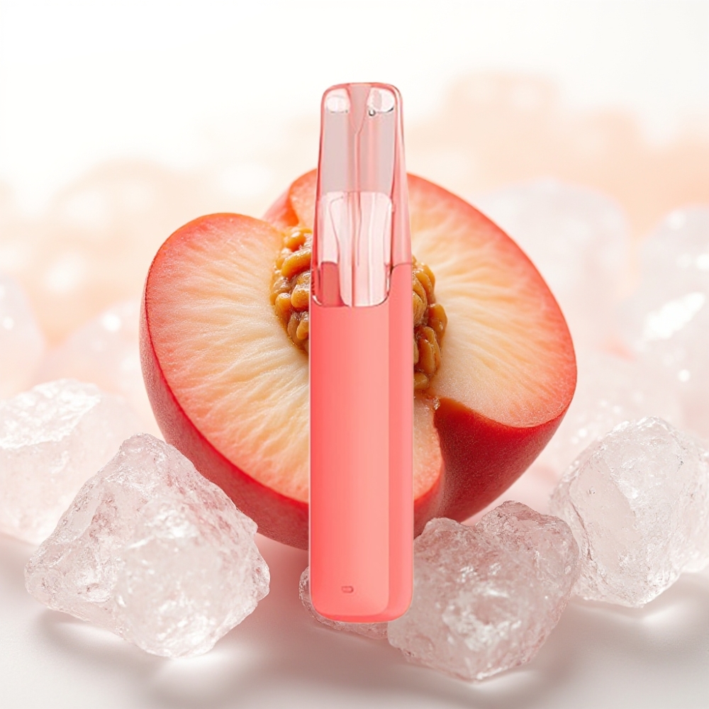 Snowplus Dash 4000 Puffs 7.5 ml Fersken Is