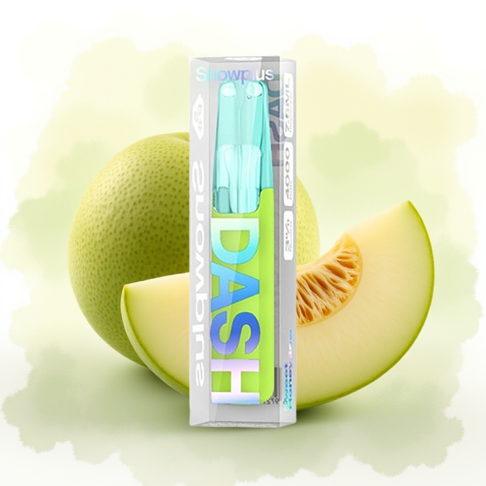 Snowplus Dash 4000 Puffs 7,5 ml Søt Honningmelon