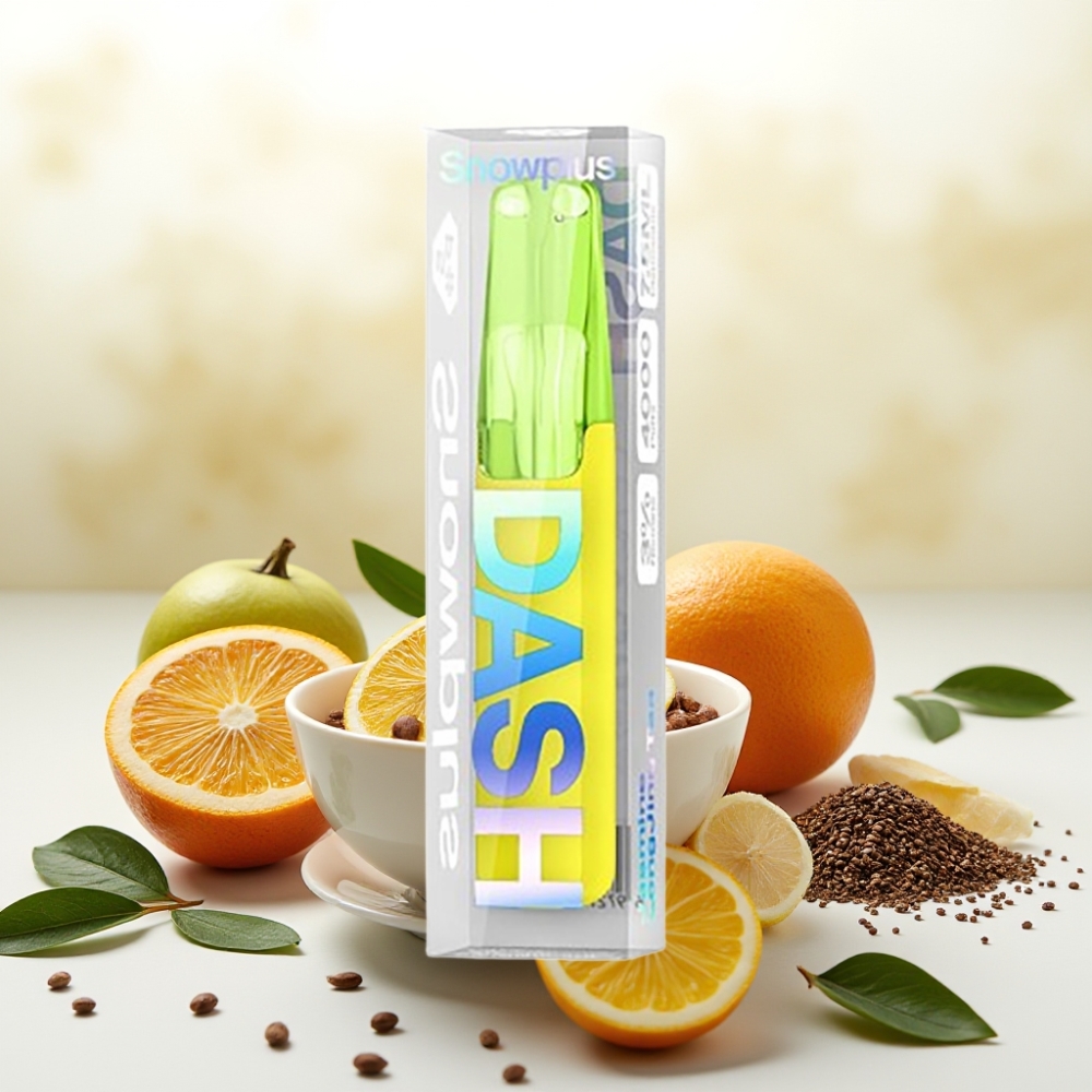 Snowplus Dash 4000 Puffs Keramisk 7,5 ml Jasmin LongJing Te