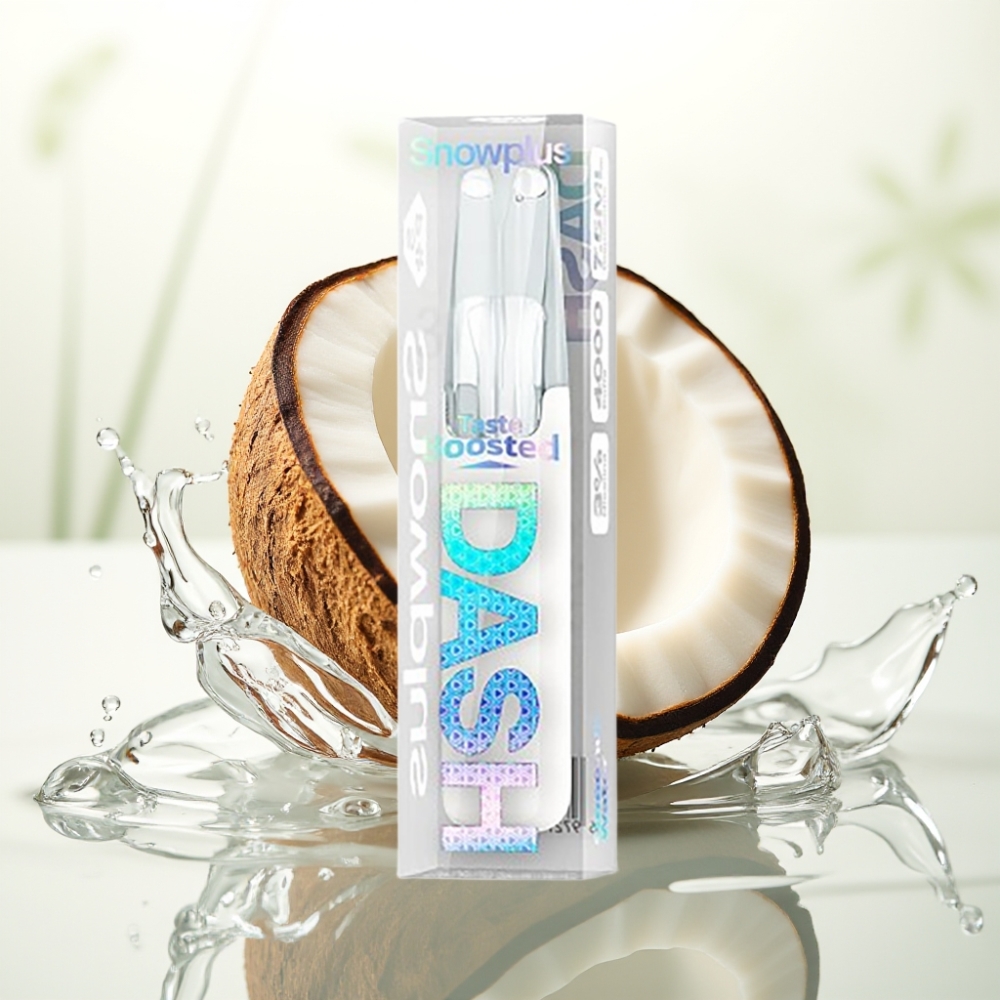Snowplus Dash 4000 Puffs Keramisk 7,5 ml Kokosvann