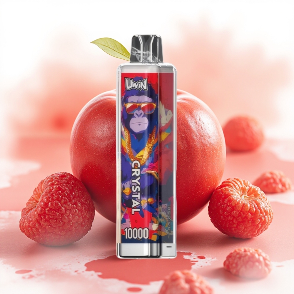 UWIN Crystal 10000 Puffs 18ml & 0.8 Ohm Red Bull (Rød Okse)