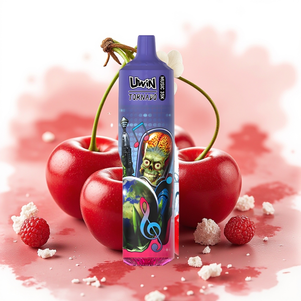 Uwin Tornado 35000 Music 600mAh Kirsebær Cola