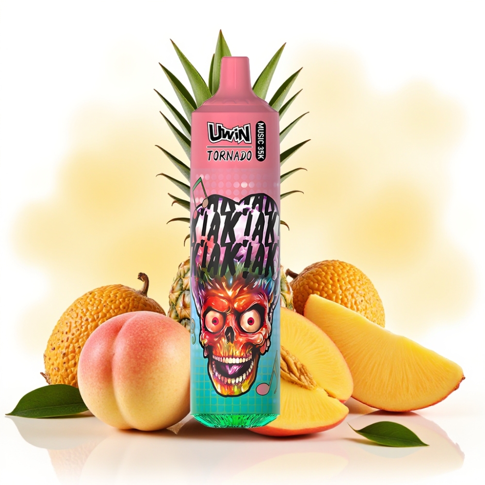 Uwin Tornado 35000 Music Peachy Mango Ananas 600mAh
