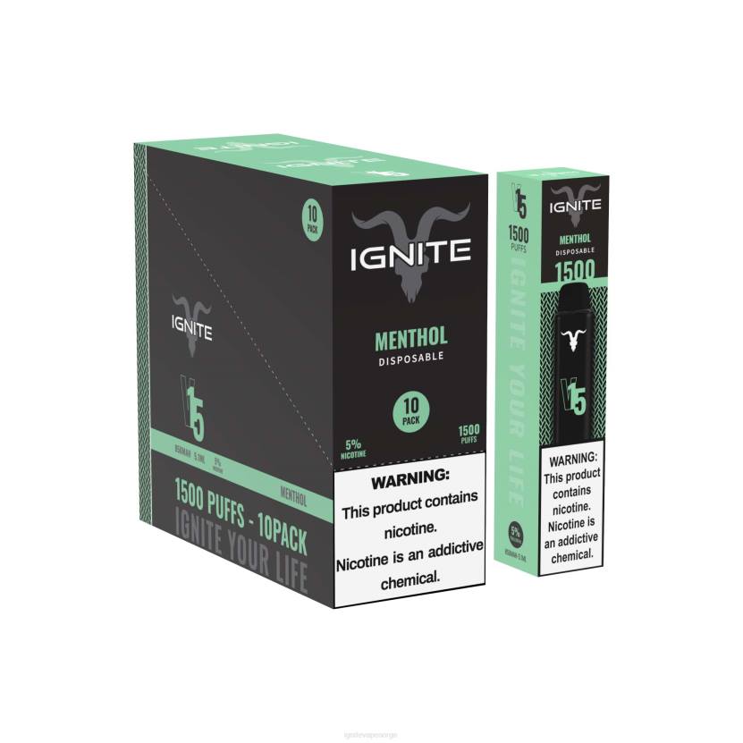 IGNITE V15 vape penn 10-pakning jordbær guava is 46F6105 IGNITE vape price