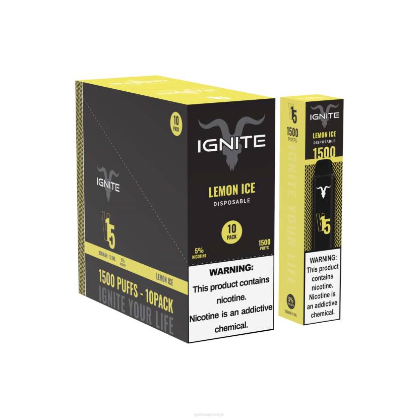 IGNITE V15 vape penn 10-pakning kirsebæris 46F698 IGNITE vape reviews