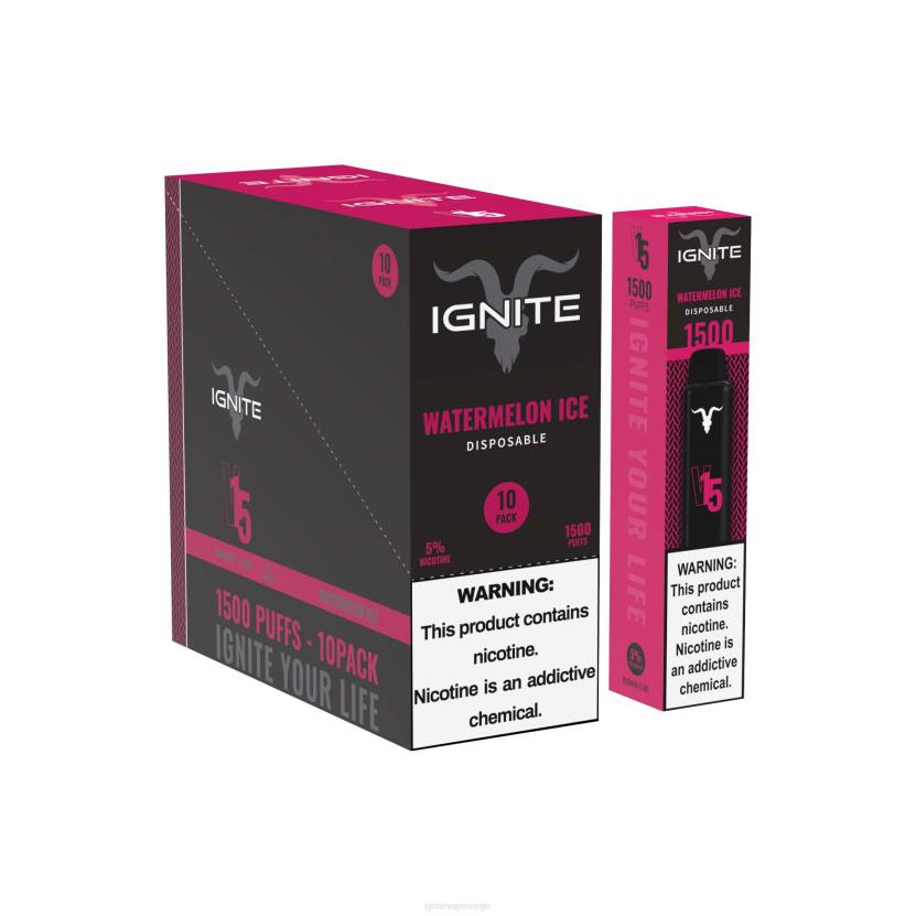 IGNITE V15 vape penn 10-pakning mentol 46F6103 IGNITE vape oslo
