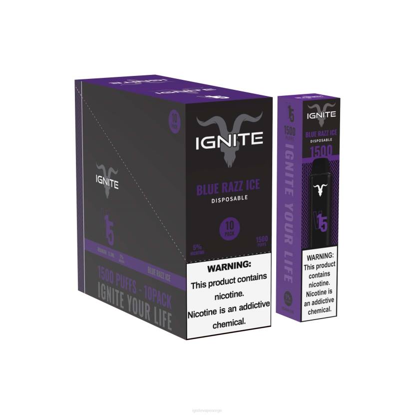 IGNITE V15 vape penn 10-pakning vannmelon is 46F6106 IGNITE vape shop