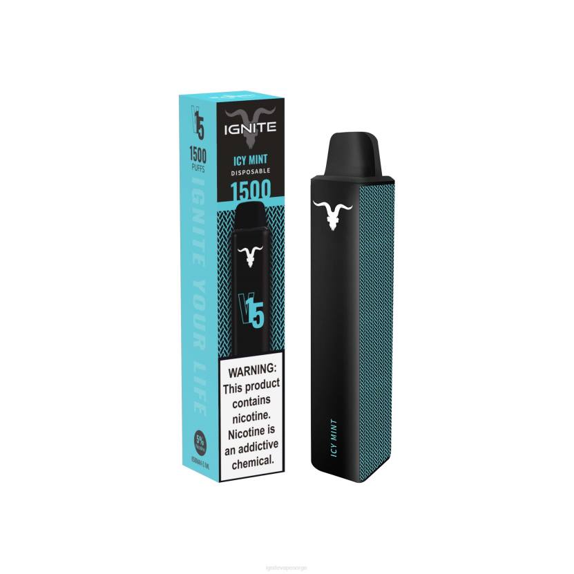 IGNITE V15 vape penn grønt eple fersken kiwi 46F6112 IGNITE vape norge