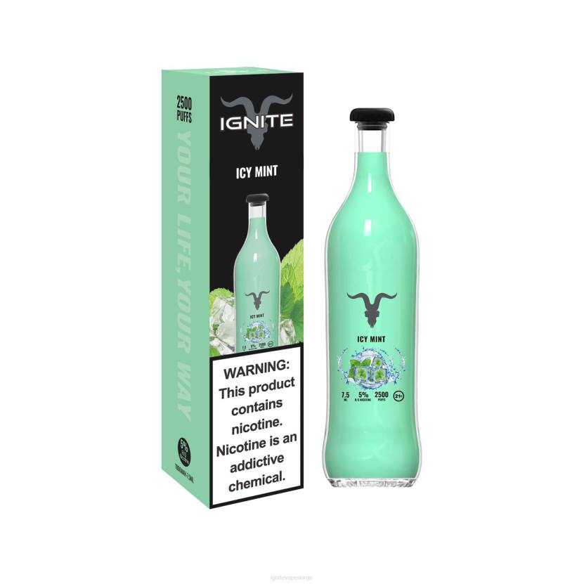 IGNITE V25 vape penn iskald mynte 46F614 IGNITE oslo