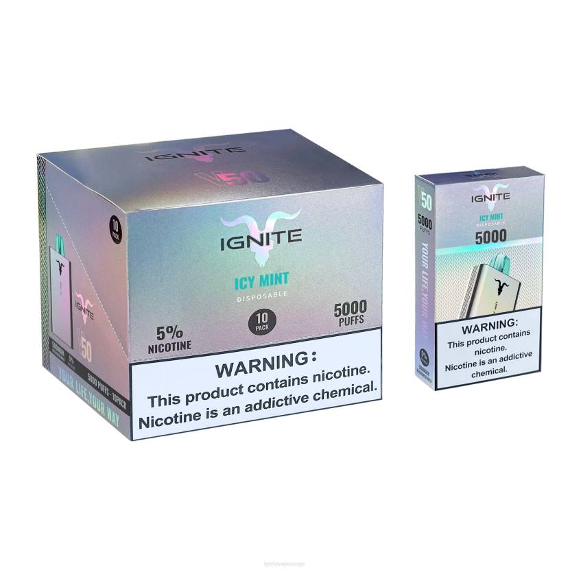 IGNITE V50 vape penn 10-pakning vannmelon tyggegummi 46F6150 IGNITE vape online