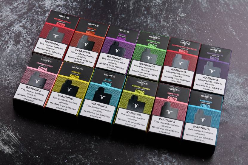 IGNITE V60 vape penn 10-pakning blå bringebæris 46F615 IGNITE vape price