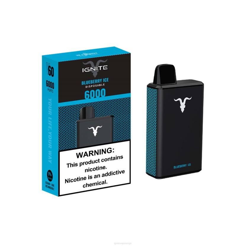 IGNITE V60 vape penn blåbæris 46F629 IGNITE vape store