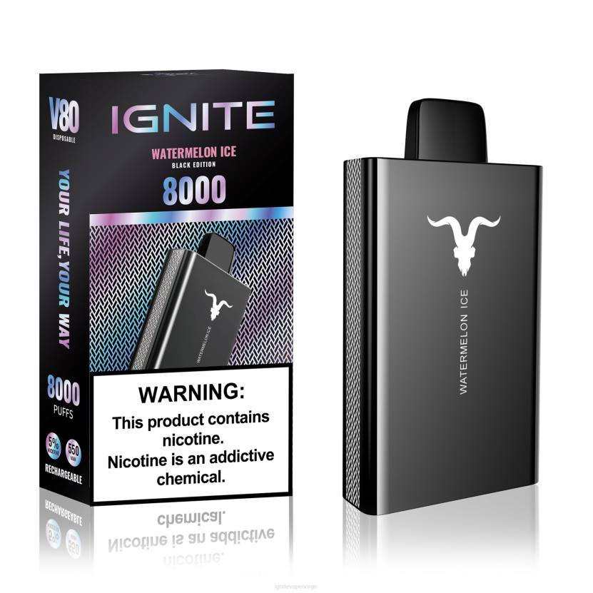 IGNITE V80 vape penn banankirsebær 46F65 IGNITE vape price