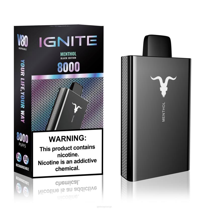 IGNITE V80 vape penn mentol 46F648 IGNITE vape reviews